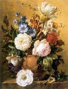 unknow artist Floral, beautiful classical still life of flowers.124 oil painting reproduction